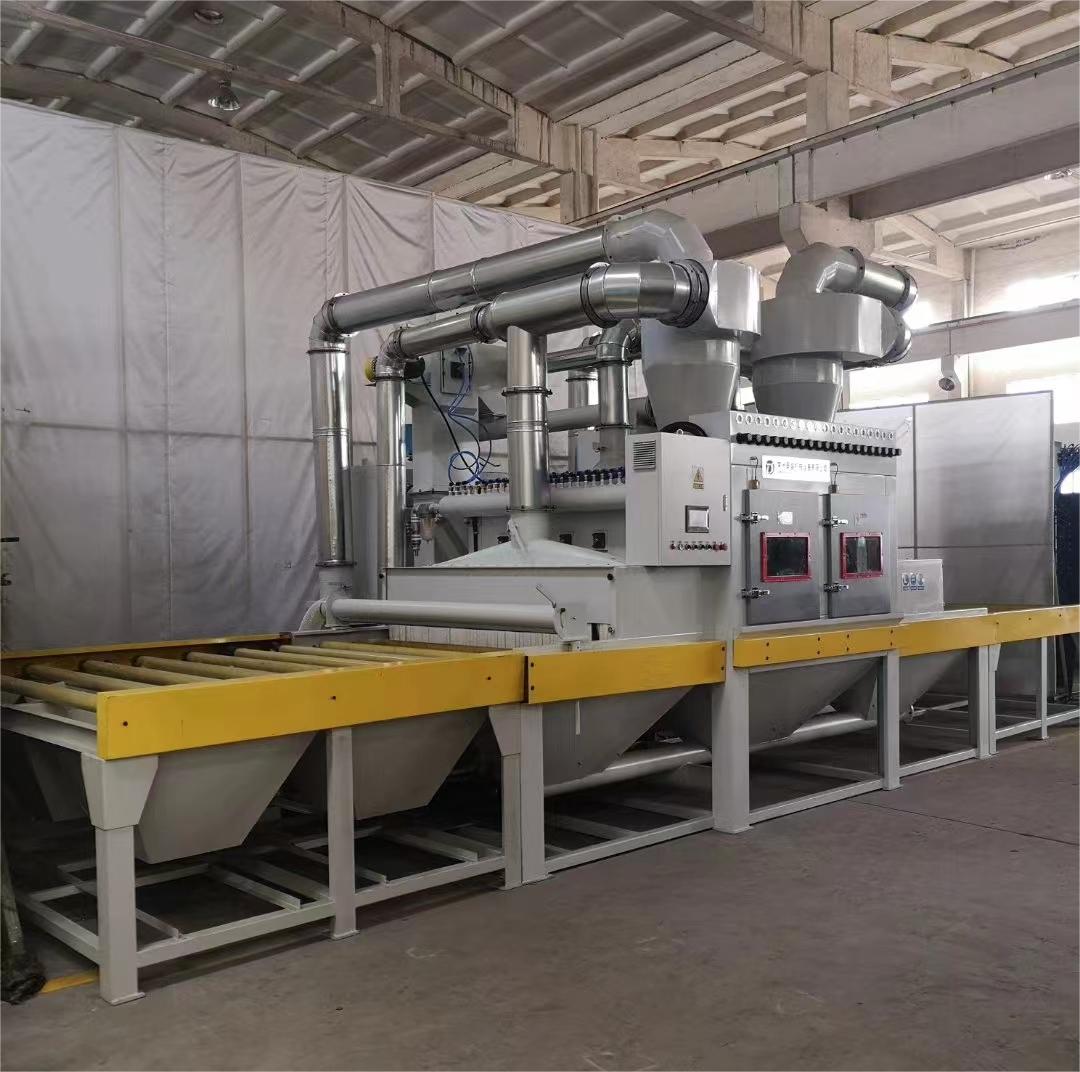 开州抛丸机跑砂是什么原因