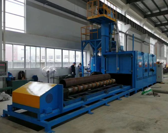 开州喷砂机在管道除锈中的现场施工应用