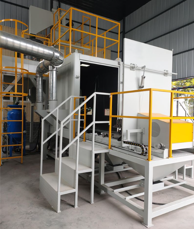 开州全自动喷砂机 实现无人化高效生产